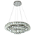 Lustre Tokyo LED 53W 4000K cristal 3 aros 130x50mm bivolt. - Imagem 3
