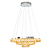 Lustre Tokyo LED 53W 4000K cristal 3 aros 130x50mm bivolt. - Imagem 2