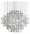 Lustre De Cristal Legítimo Austria Quadrado Transparente 10 Lâmpadas 40x40cm. - Imagem 3