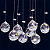 Lustre Cristal Legitimo Retangular Crystal Ball 5 Lâmpadas Gu10/mr16 Aço Inox 60x30cm. - Imagem 2