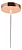 Luminária Pendente De Teto Tetra 37,5cm 1 Luz E27 Cor Cobre. - Imagem 3