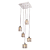 Pendente Frost transparente 5 Luzes G9 231X231MM. - Imagem 1