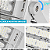 Refletor holofote modular LED 200W 28000lm 5000K/6500K IP67. - Imagem 2