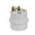 Soquete coluna sem fundo E27 para abajur ou pendente 110/220v Branco. - Imagem 1