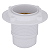 Soquete rosca longa E27 bivolt branco para pendente. - Imagem 1