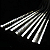 8 Tubos snowfall 384 super Leds branco frio dupla face 50cm (3528) uso externo IP44 bivolt. - Imagem 1