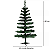 Árvore De Natal Verde Tradicional 86 Galhos 90cm Desmontável. - Imagem 5