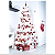 Árvore De Natal Branca Tradicional 52 Galhos 60cm Desmontável. - Imagem 5