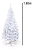 Árvore De Natal Branca Tradicional 388 Galhos 1,80cm Desmontável. - Imagem 3