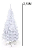 Árvore De Natal Branca Tradicional 508 Galhos 2,10cm Desmontável. - Imagem 2