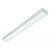 Plafon de Sobrepor Branco Fosco Retangular 123,4x11,6x6,6cm Alumínio. - Imagem 1