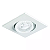 Spot de Embutir Branco Fosco Nuru Quadrado Facho Orientável Dicroica PAR16 8,6x8,6x6,7cm Alumínio. - Imagem 1