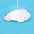 Pendente Nuvem 25x50x27cm Polietileno Branco. - Imagem 4