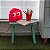 Luminária Fantasma Pac-Man 20x10,5x10,5cm Polietileno Vermelho. - Imagem 2