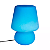 Abajur Micro Lampe Ø15x20cm Polietileno Azul. - Imagem 1