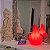 Luminária Foguinho 28x20,5x14,5cm Polietileno Vermelho. - Imagem 5