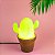 Luminária Cactus 22x17x13cm Polietileno Verde e Marrom. - Imagem 2