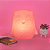 Luminária Corujinha 27x26x15,5cm Polietileno Rosa. - Imagem 2