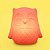 Luminária Corujinha 27x26x15,5cm Polietileno Rosa. - Imagem 3