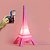 Luminária Torre Eiffel 49x23x23cm Polietileno Rosa. - Imagem 1