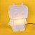 Luminária Robô 32x23x12cm Polietileno Branco. - Imagem 3