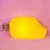 Luminária Picolé 19x42,5x9cm Polietileno Amarelo e Marrom. - Imagem 2