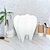 Luminária Dente 28x18x18cm Polietileno Branco. - Imagem 3