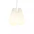 Pendente Dente 29,5x24x22,5cm Polietileno Branco. - Imagem 1