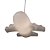 Pendente Avião 18x39x48cm Polietileno Branco. - Imagem 4