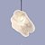 Pendente T-Rex 27x24x40cm Polietileno Branco. - Imagem 5