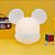 Luminária Mickey 26,5x30,5x23,5cm Polietileno Branco. - Imagem 3