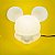 Luminária Mickey 26,5x30,5x23,5cm Polietileno Branco. - Imagem 6