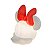 Luminária Minnie 25,5x32,5x19,5cm Polietileno Branco e Vermelho. - Imagem 2
