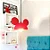 Pendente Orelhas Mickey 24x41x27cm Polietileno Vermelho. - Imagem 3