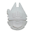 Pendente Millennium Falcon 10x38x53cm Polietileno Branco. - Imagem 3