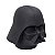 Luminária Darth Vader 28x30x26cm Polietileno Preto. - Imagem 1