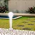 Poste Balizador Gota Médio Externo 57xØ18,5cm Polietileno Branco. - Imagem 2