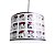 Pendente Pop Minnie Rosa Ø30x20cm Polietileno Branco. - Imagem 2