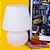 Abajur Lampe Ø30x46cm Polietileno Branco. - Imagem 4