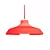 Pendente Sinuca Ø47x19cm Polietileno Vermelho. - Imagem 1