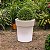 Luminária Cachepot Vaso 50 Externo Ø55x48cm Polietileno Branco. - Imagem 2