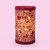 Luminária de Mesa Lumi Cheia de Charme 27xØ14,5cm Polipropileno Rosa. - Imagem 1