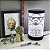 Luminária de Mesa Lumi Star Wars Stormtrooper 27xØ14,5cm Polipropileno Branco e Preto. - Imagem 2