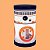 Luminária de Mesa Lumi Star Wars BB8 27xØ14,5cm Polipropileno Branco, Laranja e Azul. - Imagem 5