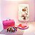 Abajur Pop Minnie 29,5x14,5x15,5cm Polietileno Branco, Rosa e Preto. - Imagem 2