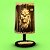 Abajur Pop Star Wars Chewbacca 29,5x14,5x15,5cm Polietileno Preto e Branco. - Imagem 2