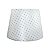 Abajur Micro Lampe Poá Azul Ø15x20cm Polietileno Branco e Azul. - Imagem 3