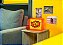 Luminária Lightbox Pow 20x23x12,5cm Polietileno Vermelho e Amarelo. - Imagem 3