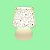 Abajur Micro Lampe Vira Lata Gatos Ø15x20cm Polietileno Branco e Preto. - Imagem 3