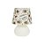 Abajur Micro Lampe Hello Kitty Ø15x20cm Polietileno Branco, Preto e Rosa. - Imagem 1